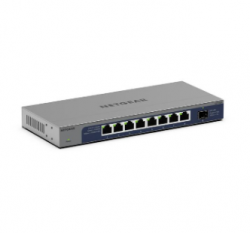NETGEAR 8-port Gigabit Unmanaged Switch with 1 dedicated 10G SFP+ Port, ProSAFE Lifetime Warranty GS108X-100AUS