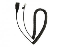 JABRA QD TO RJ9 COILED CORD FOR CISCO PHONE, 2M  8800-01-37