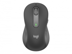LOGITECH SIGNATURE M650 WIRELESS LEFT HAND MOUSE,BOLT USB RECEIVER,BT,GRAPHITE- 1 YR WTY 910-006234