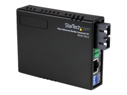 STARTECH 10/100 FIBER TO ETHERNET MEDIA CONVERTER - MULTI MODE SC 2 KM 2YR MCM110SC2