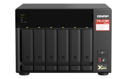 QNAP TS-673A-8G,6-bay NAS, AMD Ryzen V1000 series V1500B 4C/8T 2.2GHz, 8GB DDR4 RAM(Max. 64GB),