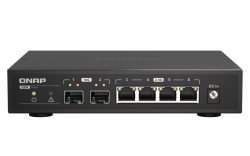 QNAP QSW-2104-2S, 2 ports 10GbE SFP+, 5 ports 2.5GbE RJ45, unmanaged switch, 2 Years WTY - QSW-2104-2S