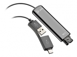 POLY DA85-M QD TO USB-A & C SMART DIGITIAL ADAPTER CABLE W CALL CONTROLS - MS TEAMS CERT 218268-01
