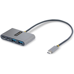 StarTech.com 4-Port USB-C Hub with 100W Power Delivery Pass-Through - 2x USB-A + 2x USB-C - USB 3.0 5Gbps - 1ft (30cm) Long Cable - Portable USB Type-C to USB-A/C Hub 5G2A2CPDB-USB-C-HUB