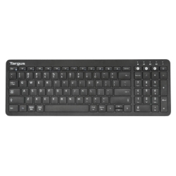 Targus Wireless Keyboard - Antimicrobial - Bluetooth - Midsize- Multi-Device - US AKB863US