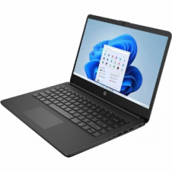 HP 14s-dq5117TU i3-1215U 8GB DDR4-3200 256GB PCIe-SSD 14 Inch HD Screen Webcam Wifi-5 BT-5.0 3-cell Batt Windows 11 Home 1/1/0 Warranty -Jet Black 942H2PA
