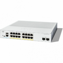 Cisco Catalyst 1200 C1200-16P-2G 16 Ports Manageable Ethernet Switch - Gigabit Ethernet - 1000Base-X, 10/100/1000Base-T - 3 Layer Supported - Modular - 2 SFP Slots - 154.50 W Power Consumption - 120 W PoE Budget - Optical Fiber, Twisted Pair - PoE Por C12