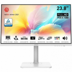 MSI Modern MD2412PW 24" Class Full HD LCD Monitor - 16:9 - 23.8" Viewable - In-plane Switching (IPS) Technology - 1920 x 1080 - Adaptive Sync - 1 ms MPRT - 100 Hz Refresh Rate - HDMI MODERN MD2412PW