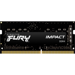 Kingston FURY Impact RAM Module for Notebook, Mini PC - 16 GB (2 x 8GB) - DDR4-3200/PC4-25600 DDR4 SDRAM - 3200 MHz Single-rank Memory - CL20 - 1.20 V - Non-ECC - Unbuffered - 260-pin - SoDIMM KF432S20IBK2/16