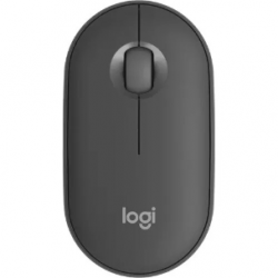 Logitech Pebble 2 M350s Mouse - Bluetooth - USB - Optical - 3 Button(s) - Tonal Graphite - Wireless - 4000 dpi - Scroll Wheel - Symmetrical 910-006988