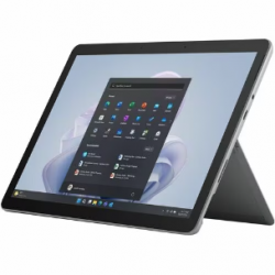 Microsoft Surface Go 4 Tablet - 10.5" - N200 Quad-core (4 Core) - 8 GB RAM - 256 GB Storage - Windows 11 Pro - Platinum - microSDXC Supported - 1920 x 1280 - PixelSense Display - 12.50 Hours Maximum Battery Run Time XIG-00008