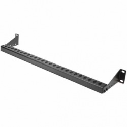 StarTech.com 1U Horizontal Cable Management Bar w/Adjustable Depth, 19" Rack-Mountable Lacing Bar For Organized Racks/Cabinets/Patch Panel - 1U rack cable management lacing bar organizes cables/improves airflow/reduces strain- Adjustable depth up to 3 12S