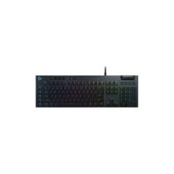 Logitech G815 Gaming Keyboard - Cable Connectivity - USB Interface - English - Black - Mechanical Keyswitch G-Key, Volume Control Hot Key(s) - Windows, Mac OS, PC 920-009224