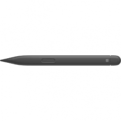 Microsoft Surface Slim Pen 2 Bluetooth Stylus - Plastic - Matte Black - Smartphone, Tablet, Notebook Device Supported 8WX-00005