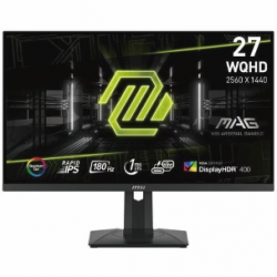 MSI MAG 274QRF QD E2 27" Monitor - 2560 x 1440 (WQHD) 16:9 @ 180Hz 1ms - Adaptive-Sync - HDR 400 - DisplayPort, HDMI, 90W USB-C - VESA MAG 274QRF QD E2