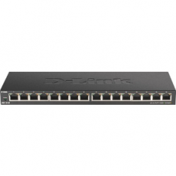 D-Link DGS-1016S 16 Ports Ethernet Switch - 2 Layer Supported - 8.89 W Power Consumption - Twisted Pair - Desktop DGS-1016S