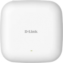 D-Link Nuclias DAP-X2810 Dual Band IEEE 802.11 a/b/g/n/ac/ax 1.76 Gbit/s Wireless Access Point - 2.40 GHz, 5 GHz - Internal - MIMO Technology - 1 x Network (RJ-45) - Gigabit Ethernet - 19.44 W - Wall Mountable, Ceiling Mountable DAP-X2810