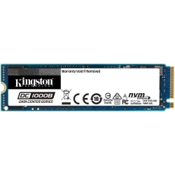 Kingston DC1000B 240 GB Solid State Drive - M.2 2280 Internal - PCI Express NVMe (PCI Express NVMe 3.0 x4) - Server Device Supported - 0.5 DWPD - 248 TB TBW - 2200 MB/s Maximum Read Transfer Rate - 256-bit Encryption Standard SEDC1000BM8/240G