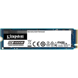 Kingston DC1000B 480 GB Solid State Drive - M.2 2280 Internal - PCI Express NVMe (PCI Express NVMe 3.0 x4) - Server Device Supported - 0.5 DWPD - 475 TB TBW - 3200 MB/s Maximum Read Transfer Rate - 256-bit Encryption Standard SEDC1000BM8/480G