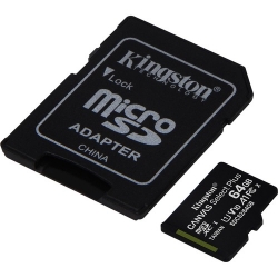 Kingston Canvas Select Plus 64 GB Class 10/UHS-I (U1) microSDXC - 1 Pack - 100 MB/s Read SDCS2/64GB