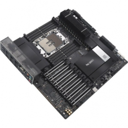 Asus PRO WS W790E-SAGE SE Desktop Motherboard - Intel W790 Chipset - Socket LGA-4677 - Xeon Processor Supported - 2 TB DDR5 SDRAM Maximum RAM - DIMM, UDIMM - 8 x Memory Slots - Gigabit Ethernet - 8 x SATA Interfaces PRO WS W790E-SAGE SE