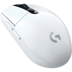 Logitech LIGHTSPEED G305 Gaming Mouse - Wi-Fi - USB - Optical - 6 Button(s) - White - Wireless - 12000 dpi 910-006042