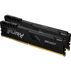 Kingston FURY Beast RAM Module - 32 GB (2 x 16GB) - DDR4-3200/PC4-25600 DDR4 SDRAM - 3200 MHz - CL16 - 1.35 V - 288-pin - DIMM KF432C16BBK2/32