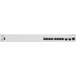 Cisco Business 350 CBS350-8XT 8 Ports Manageable Ethernet Switch - 10 Gigabit Ethernet - 10GBase-T, 10GBase-X - 3 Layer Supported - Modular - 50.30 W Power Consumption - Optical Fiber, Twisted Pair - Lifetime Limited Warranty CBS350-8XT-AU