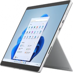 Microsoft Surface Pro 8 Tablet - 13" - 16 GB - 256 GB SSD - Windows 11 Pro - 4G - Platinum - Core i7 11th Gen Quad-core (4 Core) i7-1185G7 1.20 GHz - 2880 x 1920 - PixelSense Display - Cellular Phone Capability - LTE - 5 Megapixel Front Camera - 16 Ho EIV