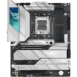 Asus ROG Strix X670E-A GAMING WIFI Gaming Desktop Motherboard - AMD X670 Chipset - Socket AM5 - ATX - Ryzen 5, Ryzen 7, Ryzen 9 Processor Supported - 128 GB DDR5 SDRAM Maximum RAM - DIMM, UDIMM - 4 x Memory Slots - IEEE 802.11 a/b/g/n/ac/ax - HDMI - D ROG