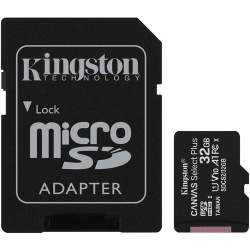 Kingston Canvas Select Plus 32 GB Class 10/UHS-I (U1) microSDHC - 1 Pack - 100 MB/s Read SDCS2/32GB