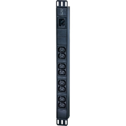 APC by Schneider Electric Easy Basic Rack EPDU1016B PDU - Basic - IEC 60320 C20 - 8 x IEC 60320 C13 - 16 A - 230 V AC Input - 208 V AC, 230 V AC Output - 1U - Horizontal/Vertical/Toolless - Rack-mountable EPDU1016B