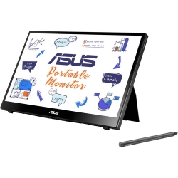 Asus ZenScreen Ink MB14AHD 14" LCD Touchscreen Monitor - 16:9 - 5 ms GTG - 355.60 mm Class - Projected Capacitive - 10 Point(s) Multi-touch Screen - 1920 x 1080 - Full HD - In-plane Switching (IPS) Technology - 262k - 220 cd/m² - LED Backlight - USB - MB1