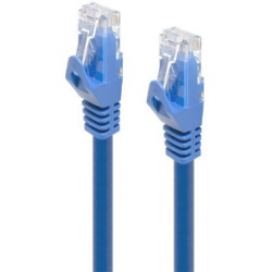 Alogic 50 cm Category 6 Network Cable for Network Device - First End: 1 x RJ-45 Network - Male - Second End: 1 x RJ-45 Network - Male - 1 Gbit/s - Patch Cable - Gold Plated Contact - 24 AWG - Blue C6-05-BLUE