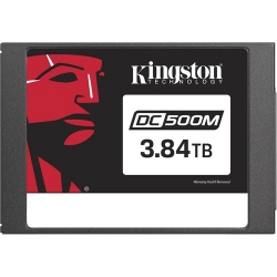 Kingston DC500 DC500M 3.84 TB Solid State Drive - 2.5" Internal - SATA (SATA/600) - Mixed Use - 1.3 DWPD - 9110 TB TBW - 555 MB/s Maximum Read Transfer Rate - 256-bit Encryption Standard SEDC500M/3840G