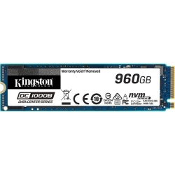 Kingston DC1000B 960 GB Solid State Drive - M.2 2280 Internal - PCI Express NVMe (PCI Express NVMe 3.0 x4) - Server Device Supported - 0.6 DWPD - 1095 TB TBW - 3400 MB/s Maximum Read Transfer Rate - 256-bit Encryption Standard SEDC1000BM8/960G