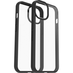 OtterBox React Case for Apple iPhone 14 Smartphone - Black Crystal (Clear/Black) - Drop Resistant, Bacterial Resistant, Scrape Resistant - Synthetic Rubber, Polycarbonate 77-88882