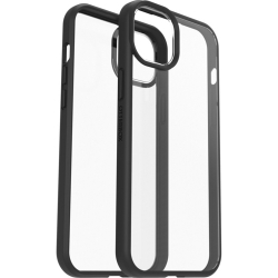 OtterBox React Case for Apple iPhone 14 Pro Smartphone - Black Crystal (Clear/Black) - Polycarbonate, Synthetic Rubber 77-88874