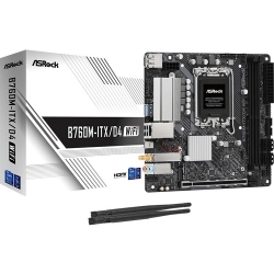 ASRock Gaming Desktop Motherboard - Intel B760 Chipset - Socket LGA-1700 - Mini ITX - Core Processor Supported - 64 GB DDR4 SDRAM Maximum RAM - DIMM, UDIMM - 2 x Memory Slots - Gigabit Ethernet - IEEE 802.11 a/b/g/n/ac/ax - HDMI - DisplayPort - 4 x SA B76