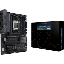 Asus ProArt B650-CREATOR Desktop Motherboard - AMD B650 Chipset - Socket AM5 - ATX - Ryzen 7 Processor Supported - 128 GB DDR5 SDRAM Maximum RAM - DDR5-6400/PC5-51200 - DIMM, UDIMM - 4 x Memory Slots - Gigabit Ethernet - HDMI - DisplayPort - 4 x SATA  PRO