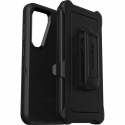 OtterBox Defender Rugged Carrying Case (Holster) Samsung Galaxy S23 Smartphone - Black - Drop Resistant, Dirt Resistant, Scrape Resistant, Bump Resistant - Polycarbonate, Synthetic Rubber, Plastic Body - Holster, Belt Clip - 161.5 mm Height x 89.4 mm  77-