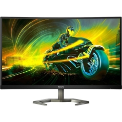 Philips Momentum 27M1C5500V 27" QHD Curved Screen WLED Gaming LCD Monitor - 16:9 - Black, Silver - 685.80 mm Class - Vertical Alignment (VA) - 2560 x 1440 - 16.7 Million Colours - 250 cd/m² - 1 ms - 165 Hz Refresh Rate - HDMI - DisplayPort 27M1C5500VL/75