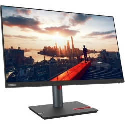 Lenovo ThinkVision P24h-30, 23.8inch QHD USB-C docking monitor, 2560x1440(16:9), IPS, Anti-glare, DP+HDMI+USB-C input, LAN, DP+Audio Out, USB3.2 gen 1 hub, Height adj, Tilt, Swivel, Pivot, 3Y warranty 63B3GAR6AU