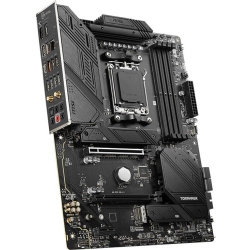 MSI MAG B650 TOMAHAWK WIFI Gaming Desktop Motherboard - AMD B650 Chipset - Socket AM5 - ATX - Ryzen 7 Processor Supported - 128 GB DDR5 SDRAM Maximum RAM - DIMM - 4 x Memory Slots - Gigabit Ethernet - IEEE 802.11 a/b/g/n/ac/ax - HDMI - DisplayPort - 6 MAG