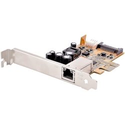 StarTech.com 1 Port 2.5Gbps PoE Network Card, PCIe Ethernet Card, 30W 802.3at PoE NIC for PC/Servers, RJ45/Network PoE LAN Adapter, NBaseT - PCI Express x1 PoE Network Card supports 2.5Gbps and supplies 30W PSE/25.5W PD at 48V DC; Use existing copper  ST1