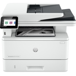 HP LaserJet Pro 4101fdw Wireless Laser Multifunction Printer - Monochrome - White - Copier/Fax/Printer/Scanner - 4800 x 600 dpi Print - Automatic Duplex Print - Up to 80000 Pages Monthly - Colour Flatbed Scanner - 1200 dpi Optical Scan - Monochrome Fa 2Z6