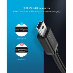 UGREEN 10383 Mini USB Male to USB Female OTG Cable