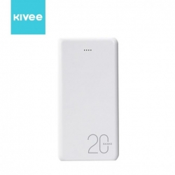 KIVEE PT63 20000mAh Power Bank White