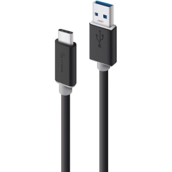 Alogic 2 m USB/USB-C Data Transfer Cable for Mobile Device, Smartphone, Tablet, Computer, Chromebook - First End: 1 x USB 3.1 (Gen 1) Type A Male - Second End: 1 x USB 3.1 (Gen 1) Type C - Male - 5 Gbit/s - Shielding U3-TCA02-MM