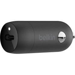 Belkin BoostCharge Auto Adapter - Universal Adapter - USB Type-C - For iPhone, MacBook - 12 V DC Input - 3 A Output - Black CCA004BTBK